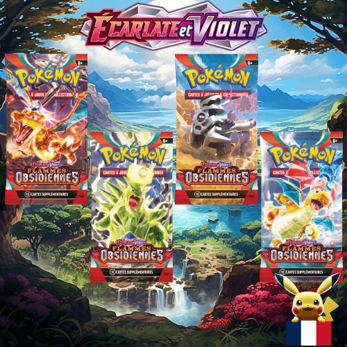 Display cartes Pokémon Flammes Obsidiennes EV03