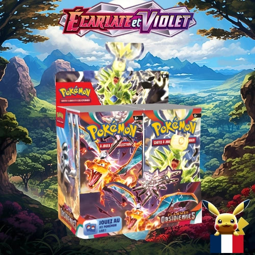 Display cartes Pokémon Flammes Obsidiennes EV03