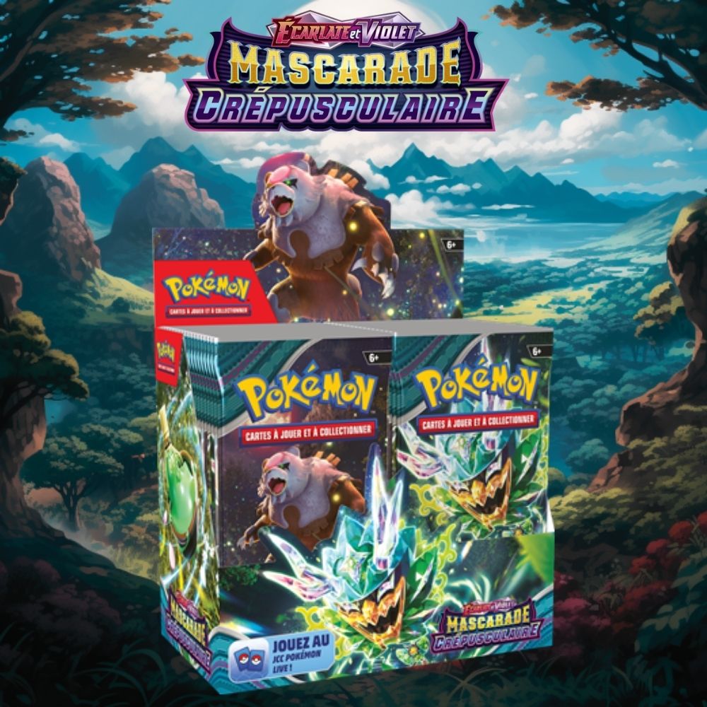 Display Pokémon EV06 Mascarade Crépusculaire 36 boosters Monpokestore