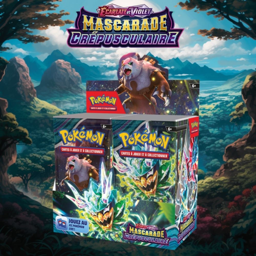 Display Pokémon EV06 Mascarade Crépusculaire 36 boosters Monpokestore