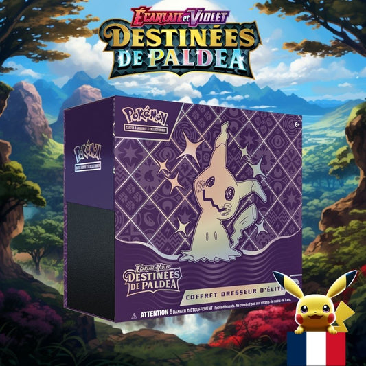 ETB Pokémon EV4.5 Destinées de Paldéa - 9 Boosters Monpokestore