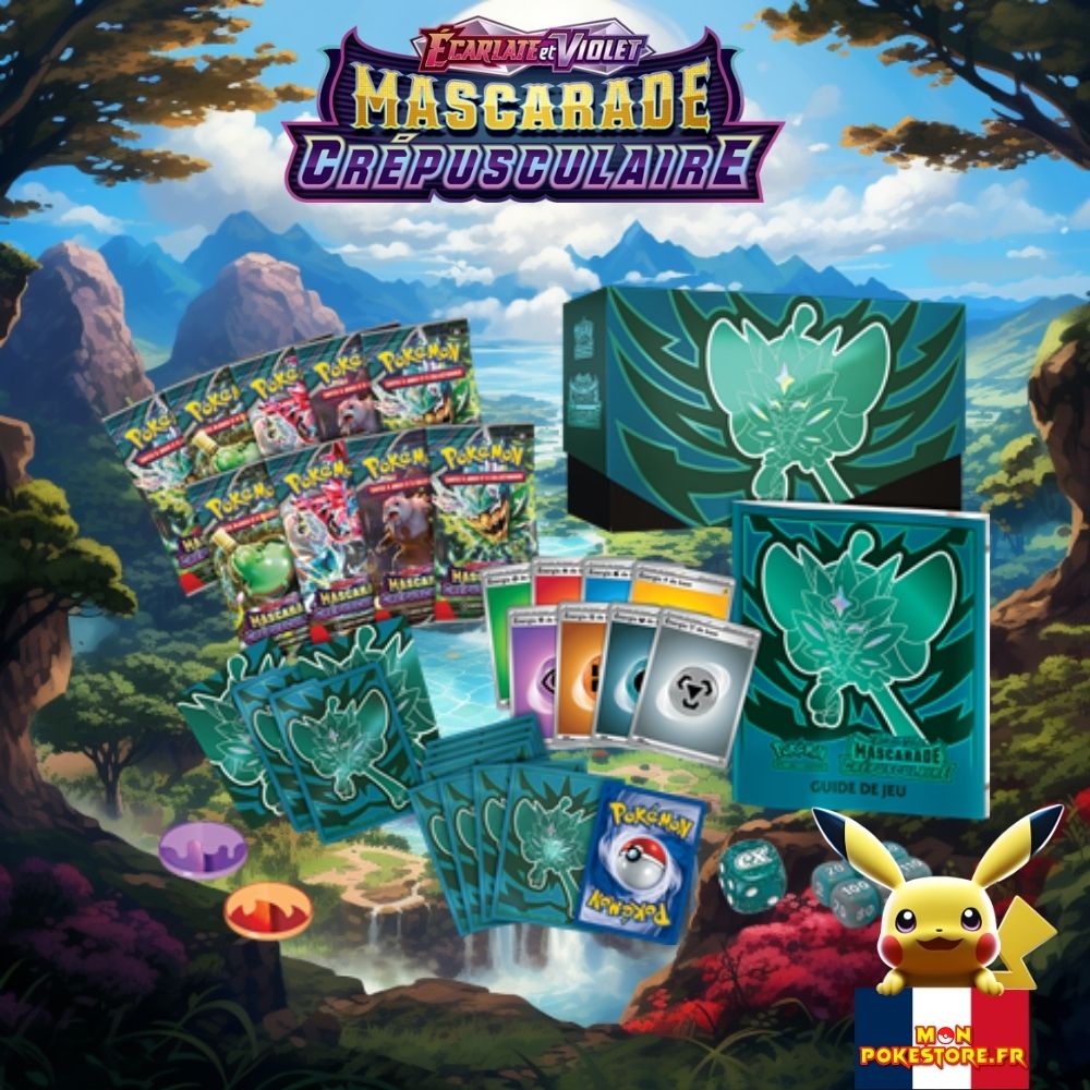 ETB Pokémon EV06 Mascarade Crépusculaire Monpokestore