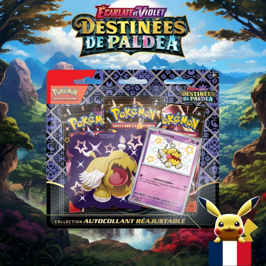 Tripack Pokémon EV4.5 Destinées de Paldéa 3 Boosters Monpokestore