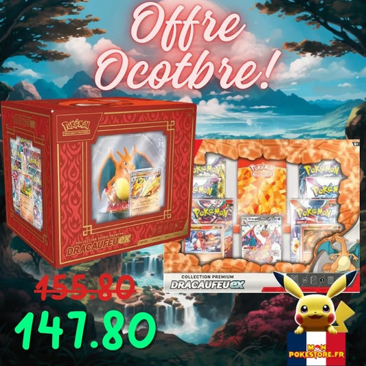 Offre Octobre3 - Dracaufeu Cube + Coffret Dracaufeu-Ex